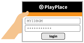 PlayPlaceにログイン